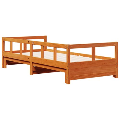  Dnevni krevet bez madraca vo&amp;scaron;tano smeđi 80 x 200 cm od borovine Slike