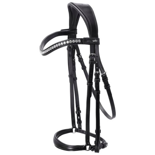 Schockemöhle Sports Uzda Pisa, black/silver Cene