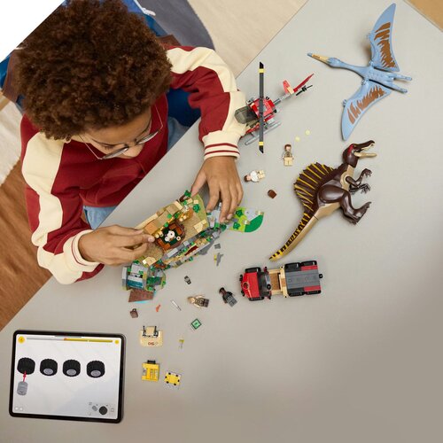 Lego jurassic world - vazdu&amp;scaron;na misija sa spinosaurusom i kvecalkoatlusom (76976) Slike
