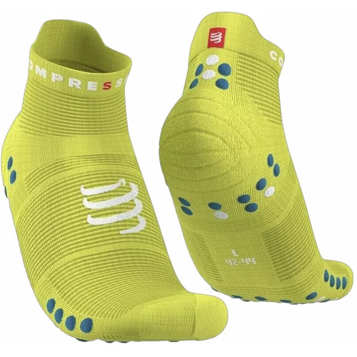 Compressport Pro Racing Socks v4.0 Run Low Primerose/Fjord Blue T3 Čarape za trčanje