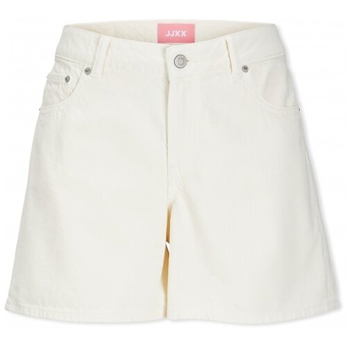 JJXX Kratke hlače &amp;amp; Bermuda Laura Shorts - White Denim Bela Slike