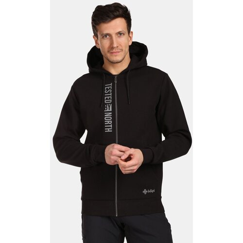 Kilpi Men's cotton hooded sweatshirt AVILA-M Black Cene