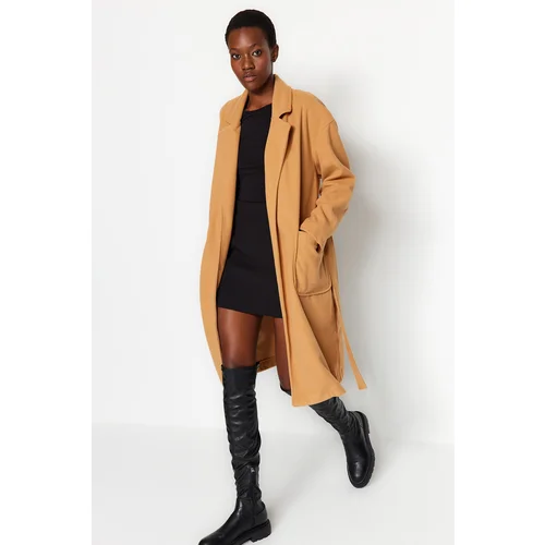 Trendyol Coat - Brown - Double-breasted