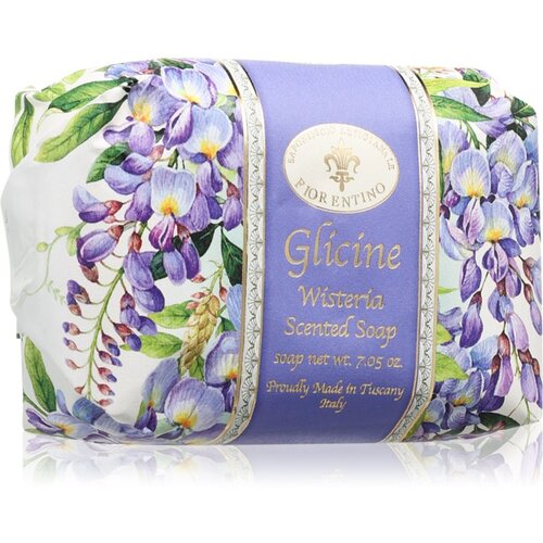 Saponificio Artigianale Fiorentino Wisteria Scented Soap naravno trdo milo 200 g Cene