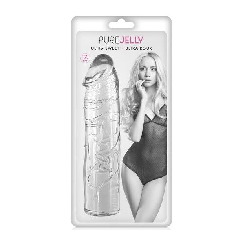  Mekani prozirni dildo | Pure Jelly Clear 17.2 cm Cene