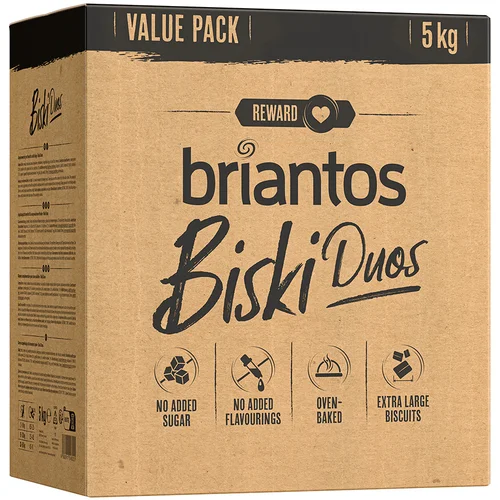 briantos Ekonomično pakiranje Biski 5 kg - Duos (2 х 5 kg)