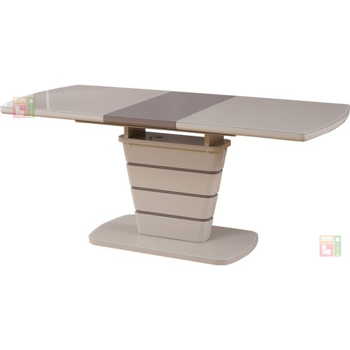 Fola Raztegljiva miza Ronix 160/200x90 kapučino+rjava Slike