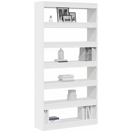  za knjige Bijelo 100 x 30 x 198 cm Konstruirano drvo Slike