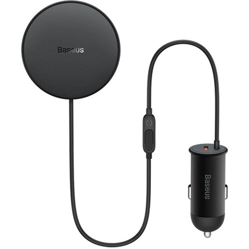 Baseus magnetno držalo za avtomobilski telefon CW01 na prezračevalno mrežo z avtomobilskim polnilnikom usb-c, 15 w + 25 w (črna), (20627845) Slike