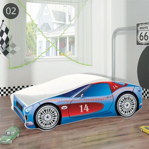 ACMA Dječji krevet Auto 140x70 cm - 02 Racer 14 Cijene