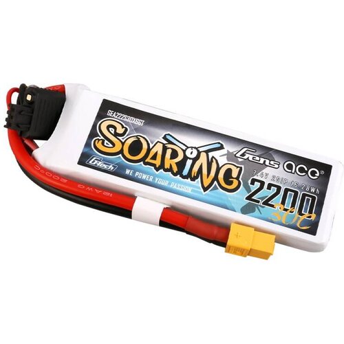Gens ace G-TECH LETEČA BATERIJA 2200MAH 7.4V 30C 2S1P ZA RC DRONE XT60, (5000291919) Cene