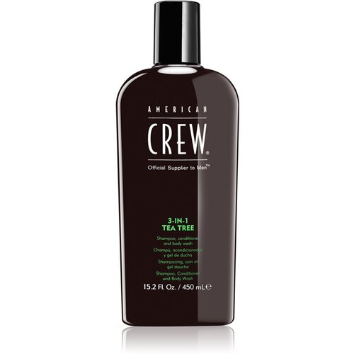American Crew Hair & Body 3-IN-1 Tea Tree šampon, balzam in gel za prhanje 3v1 za moške 450 ml Cene