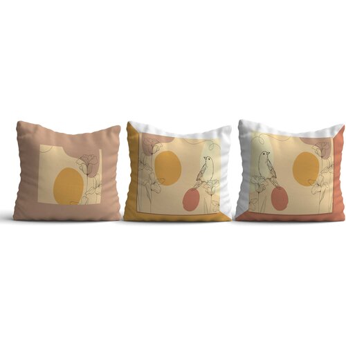 Opviq set 3 jastuka 43x43cm Šareni Cene