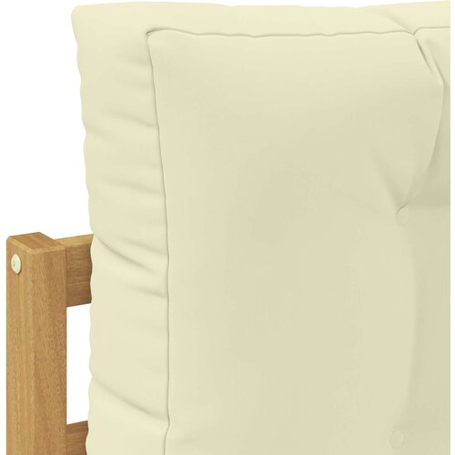  Set vanjskih sofa 7 kom. Bijela i krem Poliester 404 x 166,5 x 73cm Slike