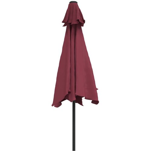 Vrtni suncobran s metalnim stupom 300 cm bordo Slike