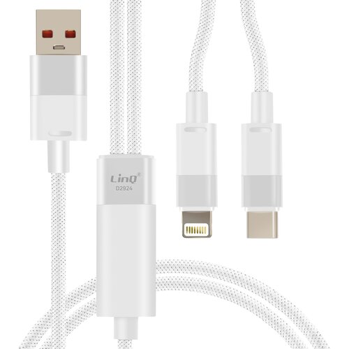 LINQ USB kabel Za strele in USBC 1,2 m, Bela, (5000220150) Cene