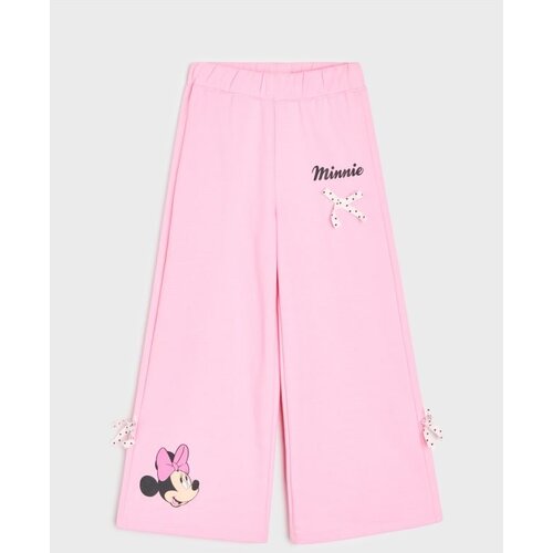 Sinsay Wide leg trenirka hlače s printom i ma&scaron;nicama Minnie Mouse Cijene