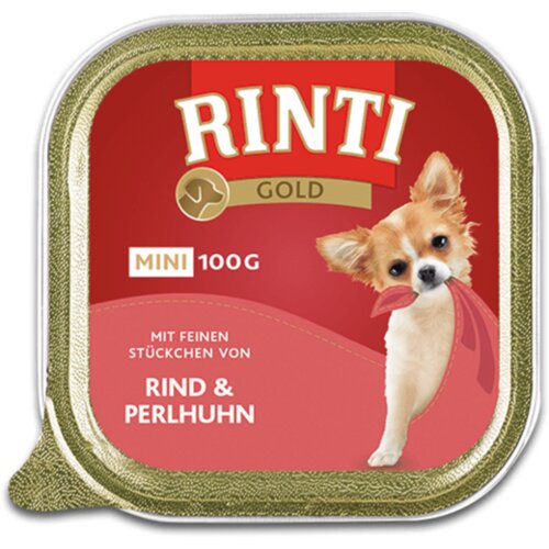 Rinti Gold Mini 6 x 100 g - Govedina &amp;amp; pegatka Slike
