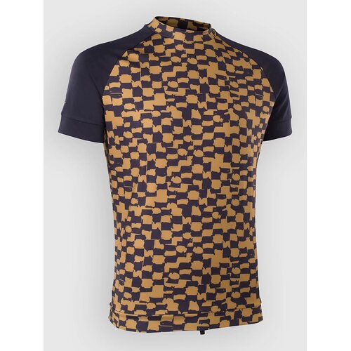 Ion Rashguard Maze Ss Lycra checkered / gold Cene