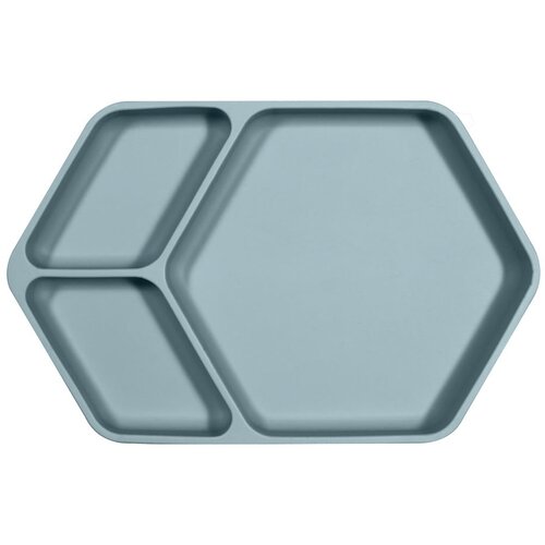 Kindsgut plavi silikonski dječji tanjur Squared, 25 x 16 cm Cijene