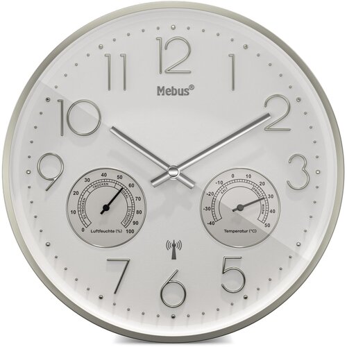 Mebus 12989 radio wall clock with Thermo-Hygrometer Cijene