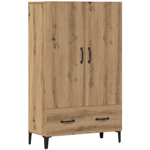 vidaXL Visoka omarica artisan hrast 70x31x115 cm inženirski les Cene