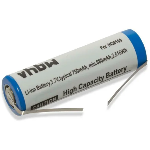  Baterija za Philips HQ8100 / HQ8800, 750 mAh