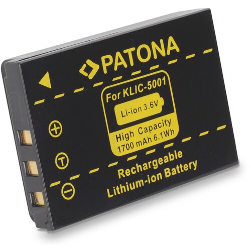 Patona baterija KLIC-5001 za kodak easy share DX6490 / DX7440 / DX7590, 1700 mah kompatibilnost s originalnom baterijom Cijene
