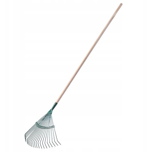 KADAX Grablje za listje, vrtne in travne grablje z lesenim ročajem, 167 cm, pahljačaste grablje, (5000353802) Cene