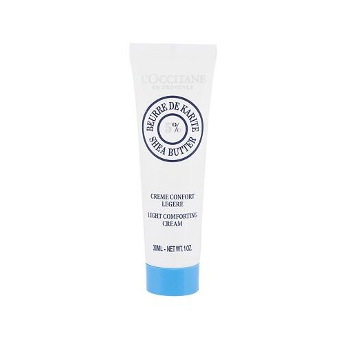 L&amp;#039;occitane shea butter light comforting cream nježna krema za lice 30 ml za žene Slike