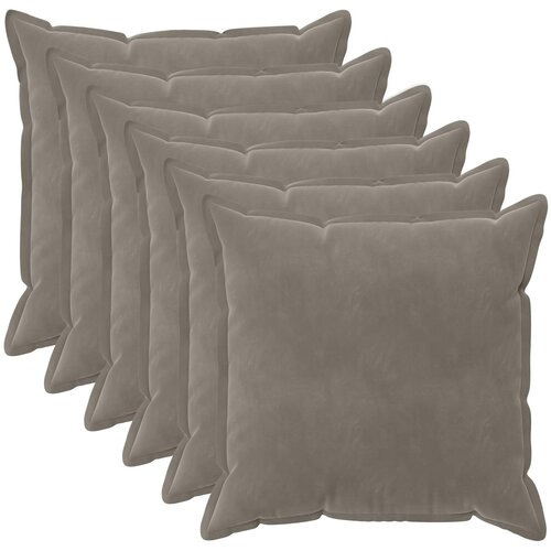  Presvlaka za jastuk 6 pcs HOUTEN Svjetlosiva 80 x 80 cm Bar&scaron;un Cijene