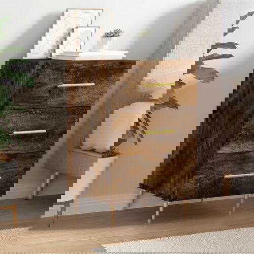 vidaXL Noćni ormarić dimljeni hrast 40 x 40 x 66 cm konstruirano drvo Cijene