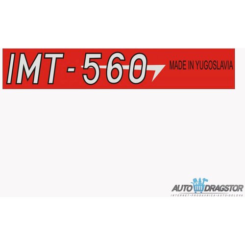 888 Car Accessories nalepnica "imt 560" velika Cene