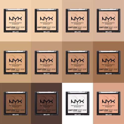 NYX Professional Makeup Can&amp;#039;t Stop Won&amp;#039;t Stop Mattifying Powder matirajoči puder odtenek 01 Fair 6 g Slike