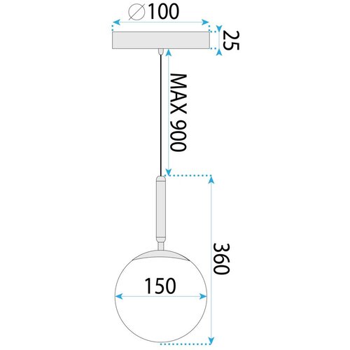 Toolight Luster od staklene kugle s spiralnim visećim svjetlom G108-1W zlato E27 Slike