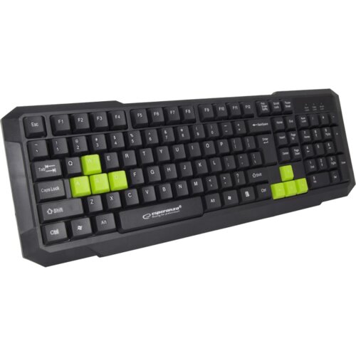 Esperanza Tastatura, gaming, USB, Aspis Green -... Slike