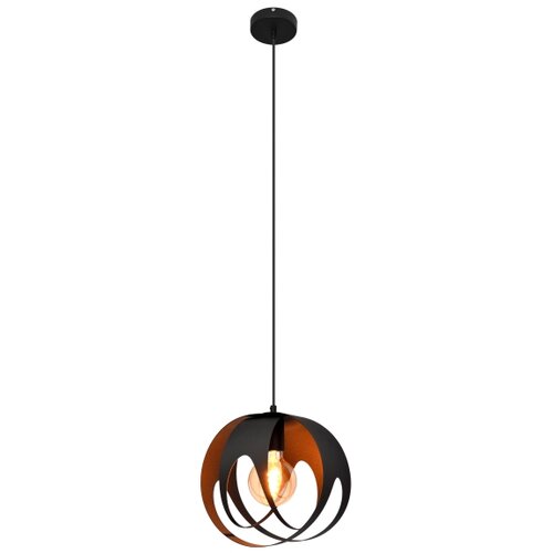  Luster na kablu MOONLIGHT 1xE27/15W/230V crna Slike
