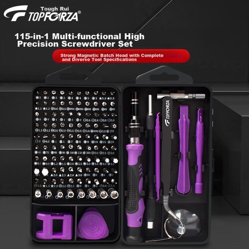  Topforza Set preciznih odvijača SD-7511, 115 komada Cene