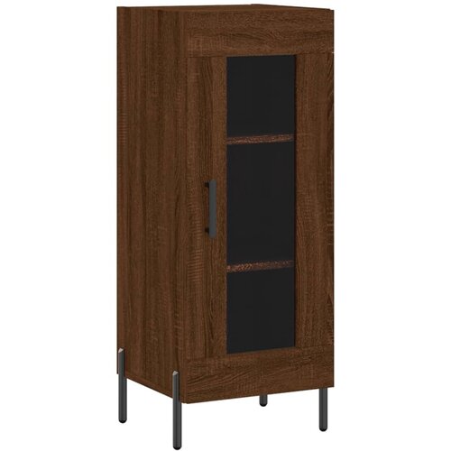 Maison Chic Komoda - Predalnik rjavi hrast 34,5x34x90 cm inženirski les, (21717927) Slike