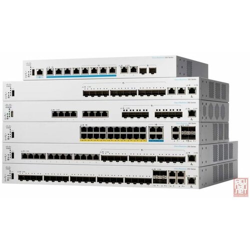 Cisco CBS350-8S-E-2G managed 8-port sfp, ext ps, 2x1G combo Cene