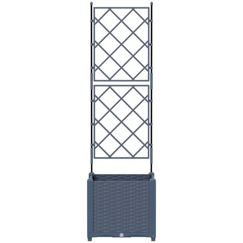  Vrtna saksija Siva 40 x 40 x 143 cm PP Slike