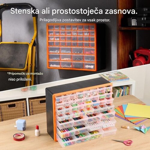 Vonhaus 44-dijelni organizator 16x50x39cm Slike