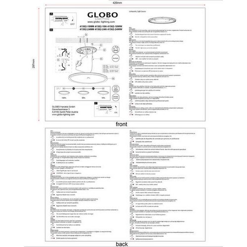 Globo STROPNA LED-SVETILKA //3000 K// Slike