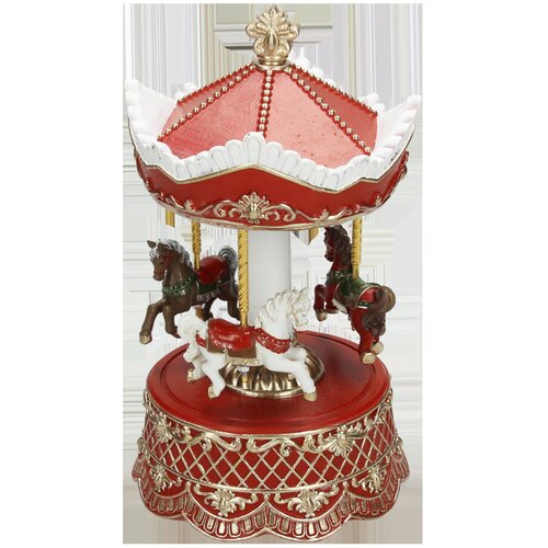 Tognana Dekoracija Konji na ringi&scaron;pilu, Crvena Cene