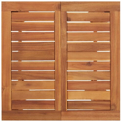  5-dijelni vrtni barski set od masivnog bagremovog drva Smeđa 60 cm table length Slike