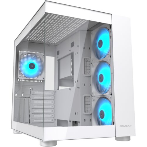 Cougar Midi Tower Case, FV150 ARGB, White Cene