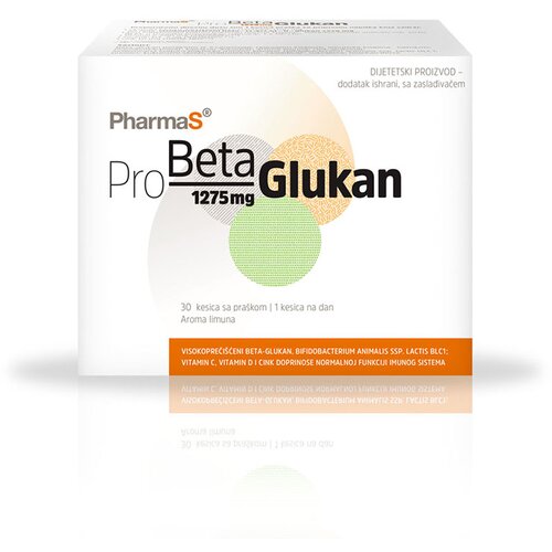 PharmaS pro Beta Glukan 1275 mg, 30 kesica Slike