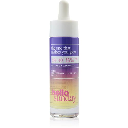 hello sunday the one that makes you glow nega za poenotenje kože s hiperpigmentacijo proti temnim madežev SPF 40 30 ml Cene