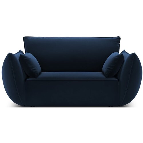 Mazzini Sofas Temno moder žameten fotelj Vanda – Cene