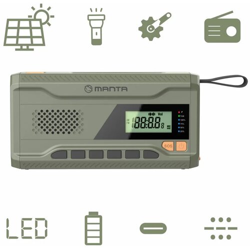 Manta Prijenosni radio Dynamo RDI401G Slike